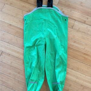 Kids Green Waterproof Overalls